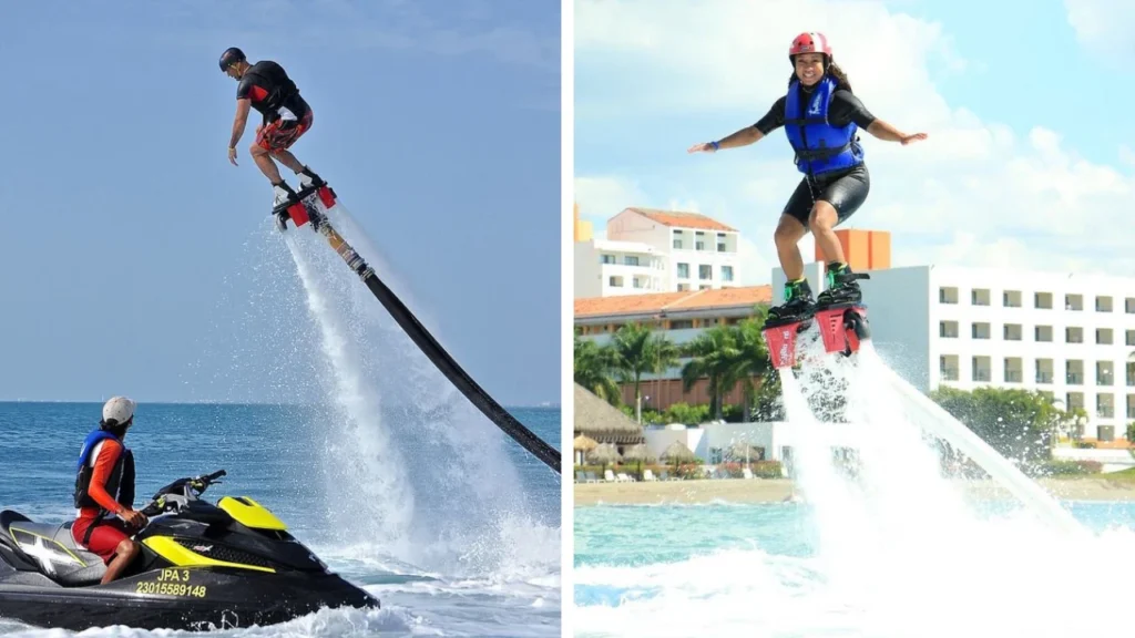 How does flyboarding in Goa Work